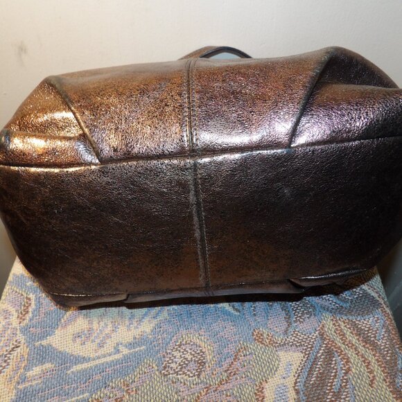 Coach Brooke Metallic Tote/Shoulder Bag #H1176-F17165 - Picture 7 of 14